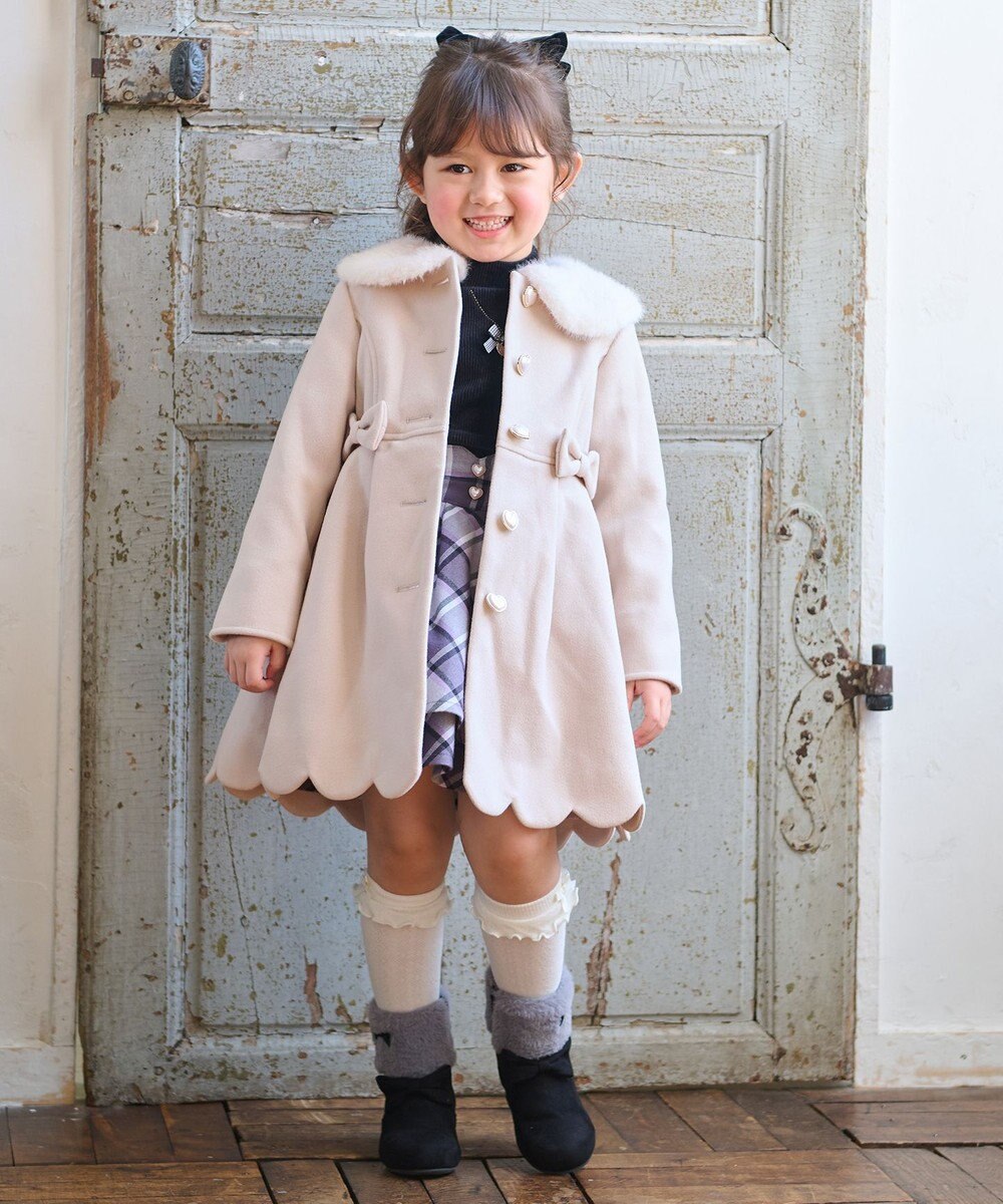 ANY KIDS ウールライクコート 