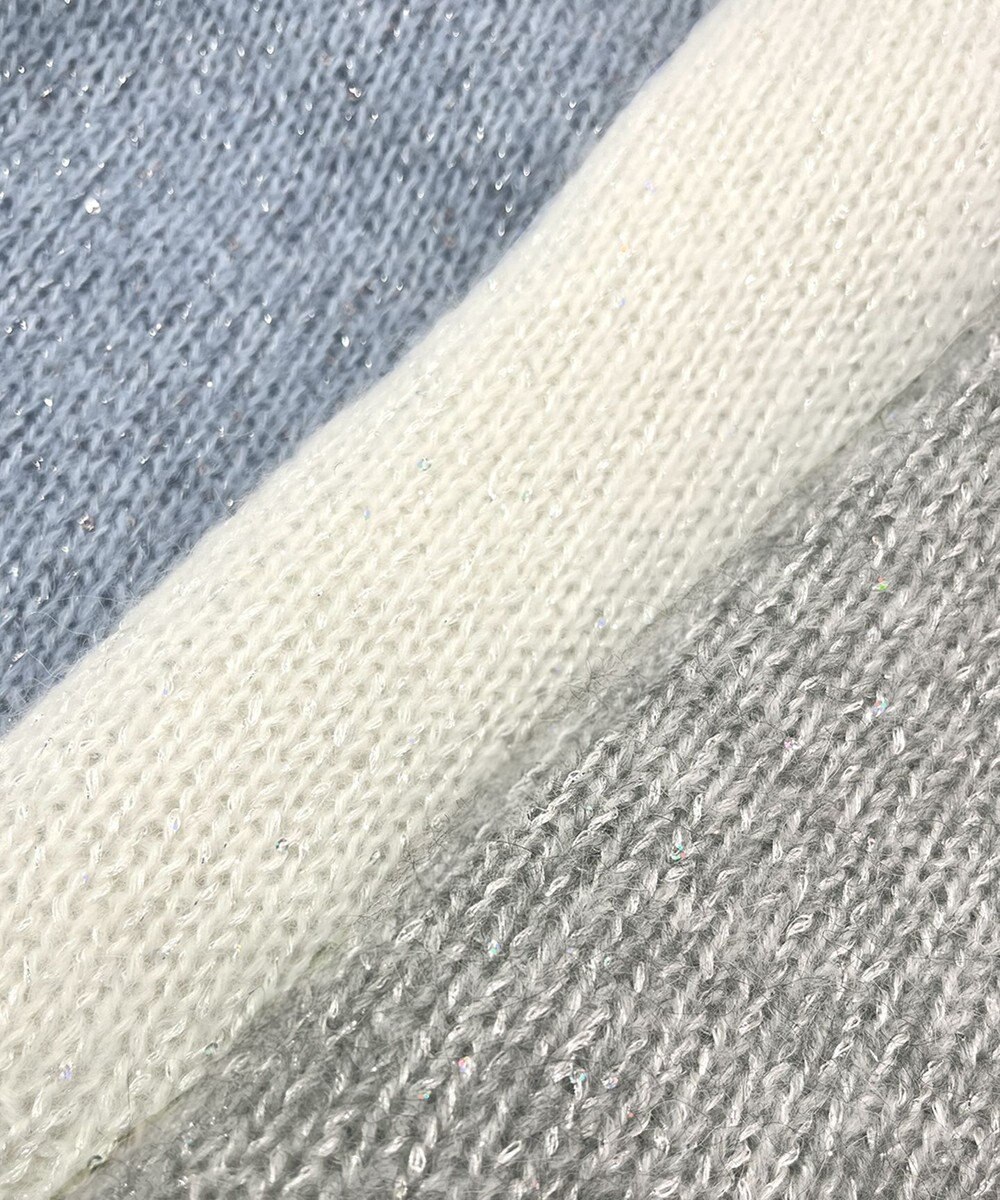 23区 S 【Oggi2月号掲載/洗える】スパングル クルーネック ニット 
