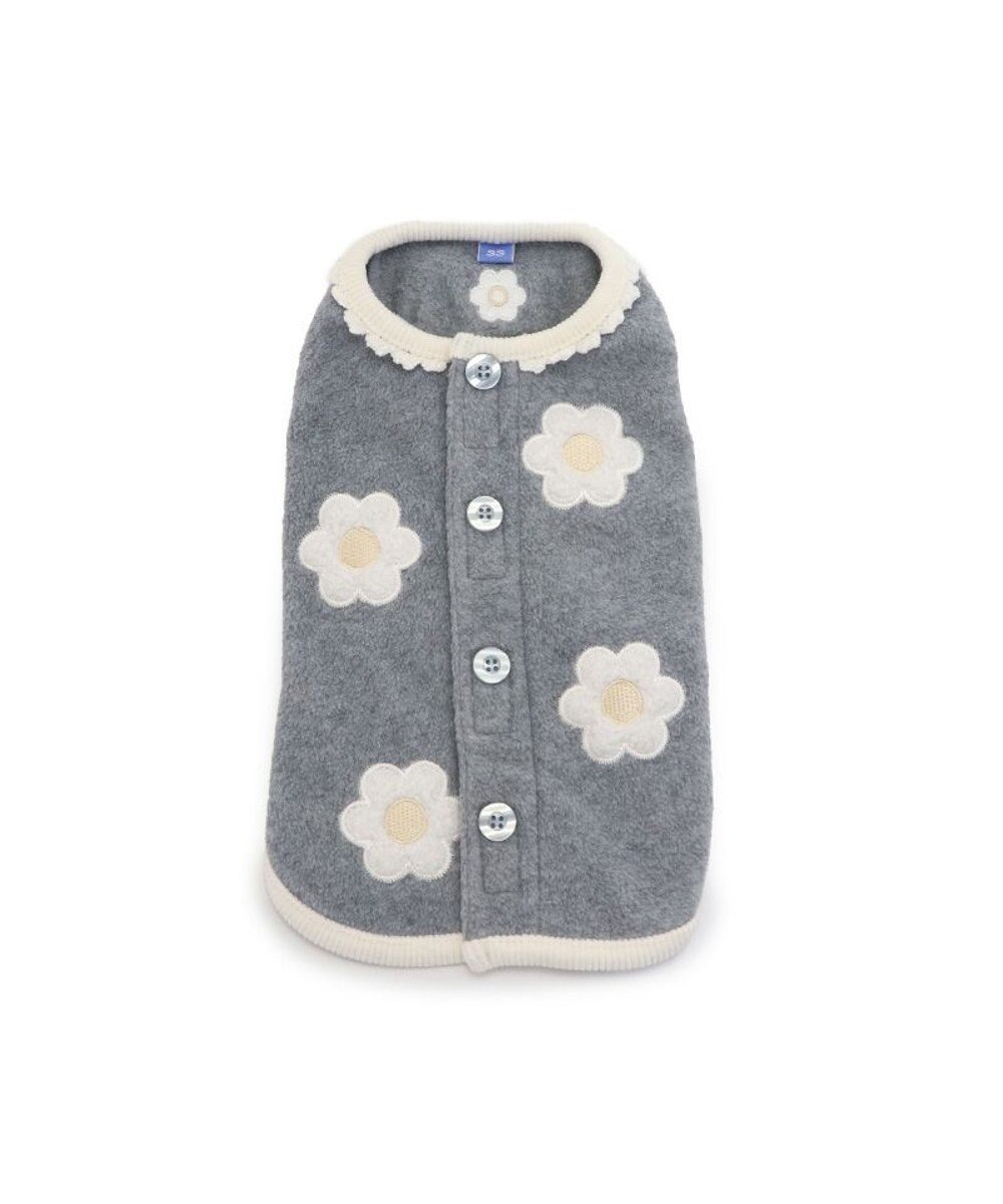 PET PARADISE ペットパラダイス 背中開き ベスト 《お花 アップリケ》 小型犬 