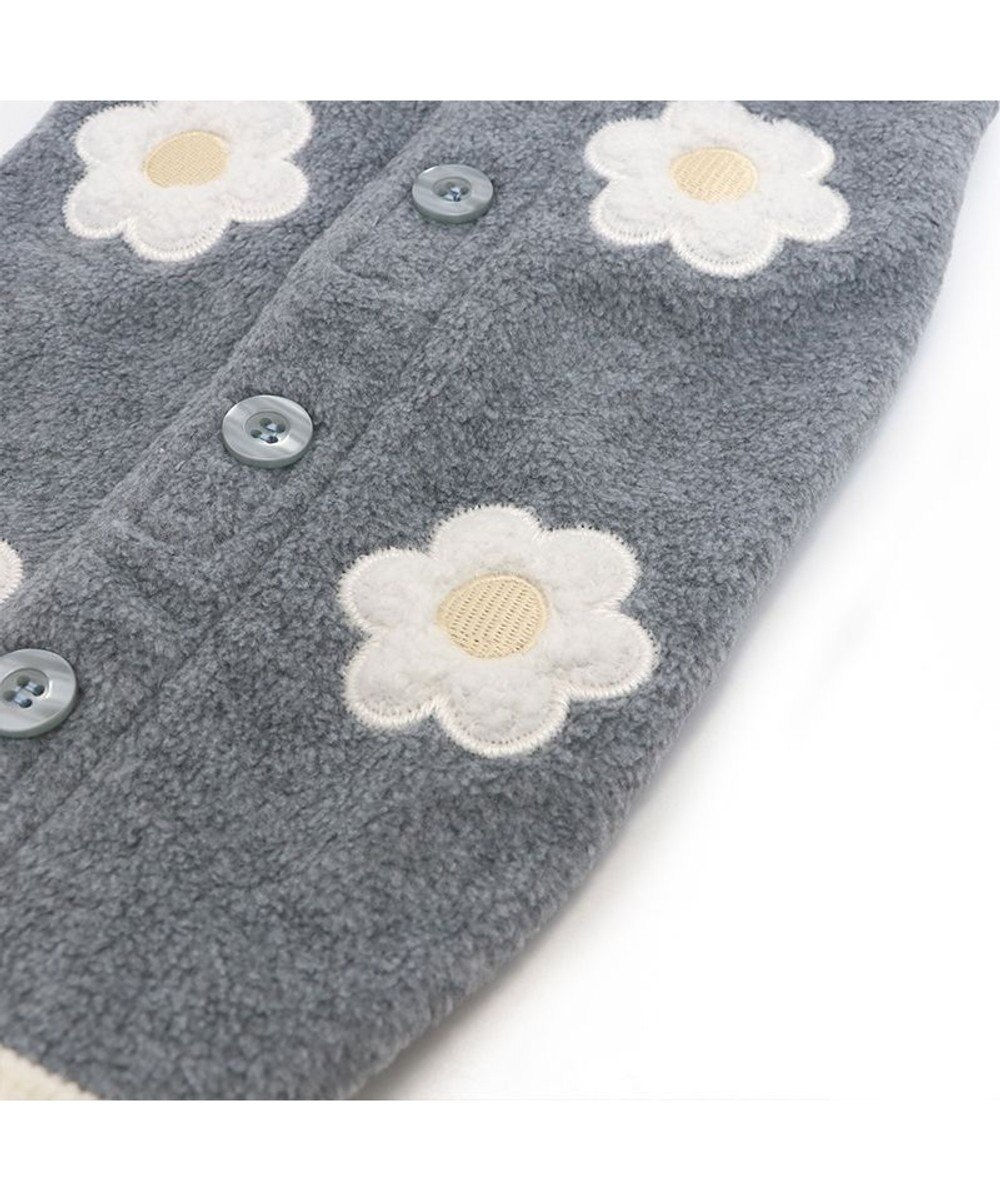 PET PARADISE ペットパラダイス 背中開き ベスト 《お花 アップリケ》 小型犬 