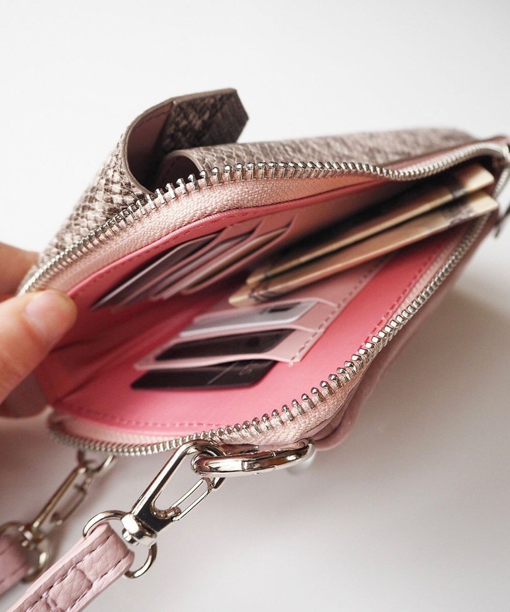 LA BAGAGERIE 【インスタグラマー chiyoさん×LA BAGAGERIE】コンビスマホショルダー 