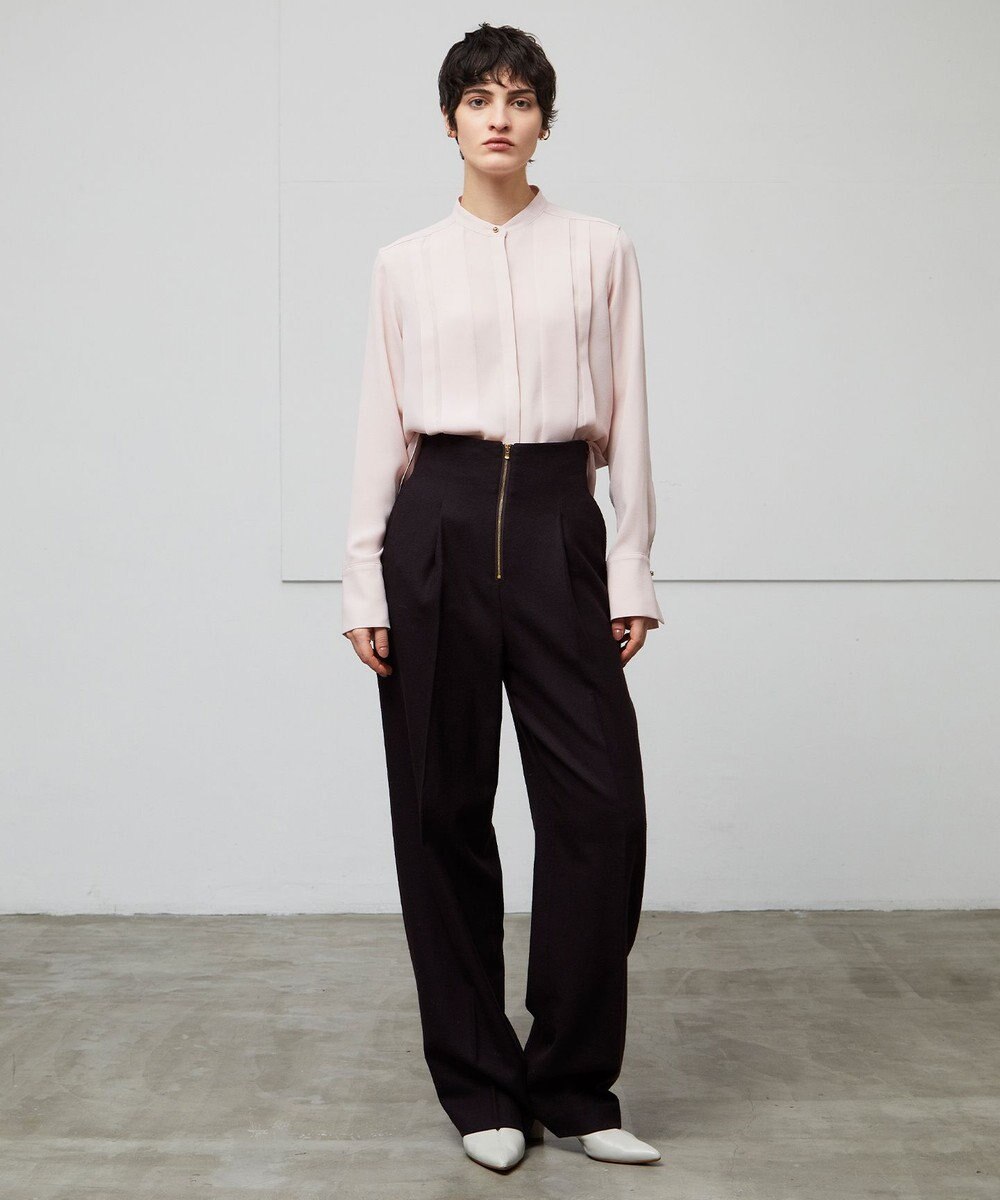 BEIGE， TERNES / フロントジップワイドパンツ 