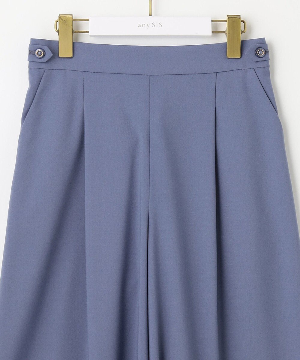 ANY SIS 【洗える】エアリーワイド クロップド パンツ 