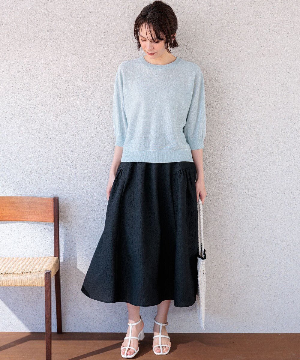 組曲 【WEB限定】シアージャカード スカート 