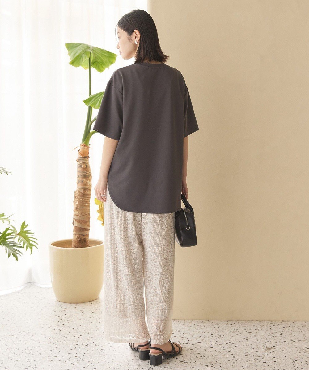 AMERICAN HOLIC ジョーゼットラウンドヘムトップス 