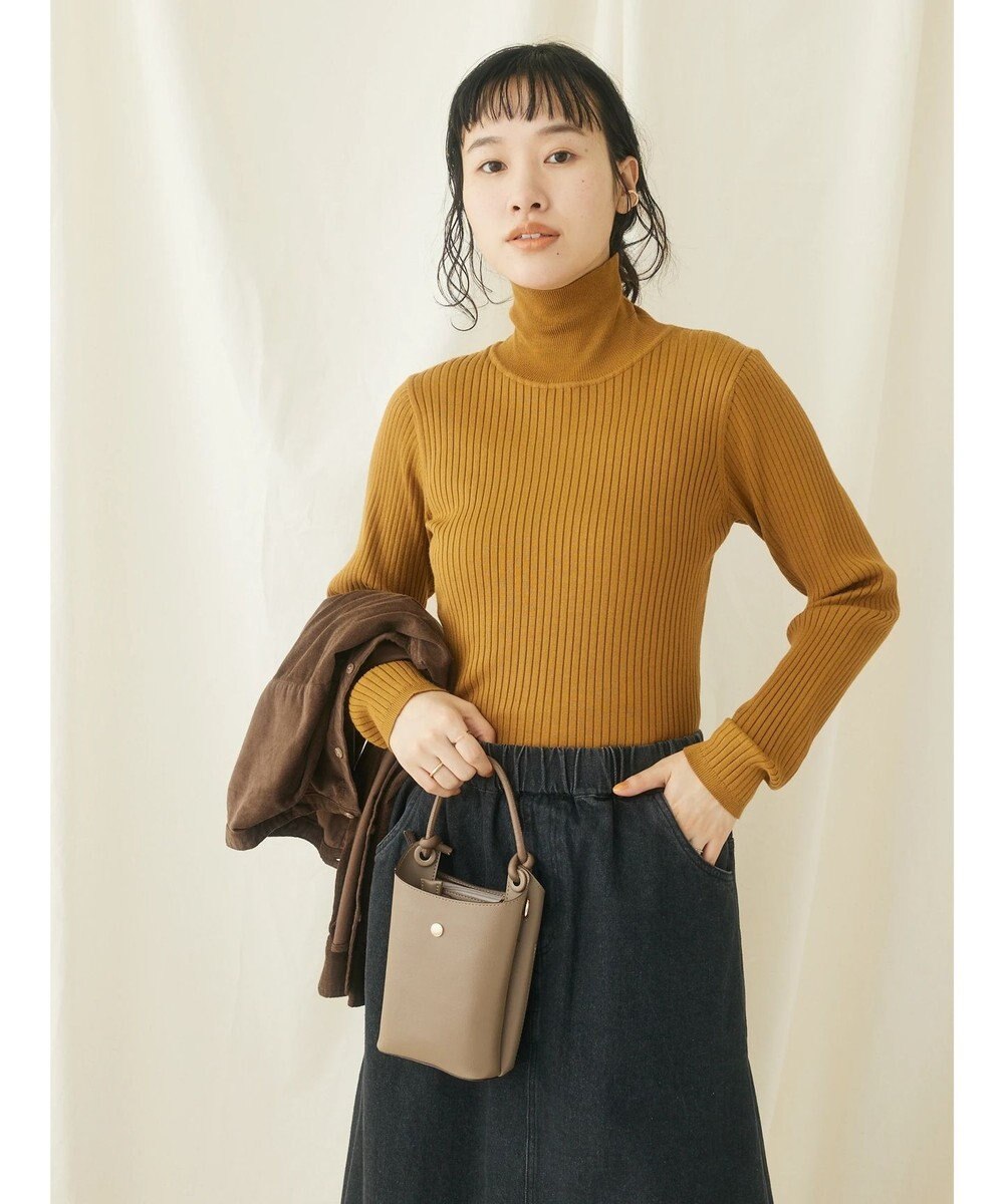 CRAFT STANDARD BOUTIQUE ウォッシャブルリブタートルニットプルオーバー 