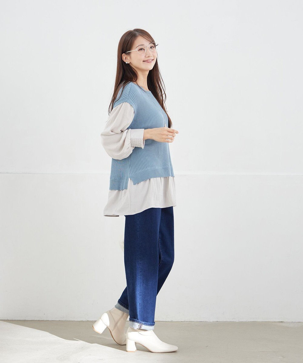 Tiaclasse L ベストドッキングトップスチュニック 