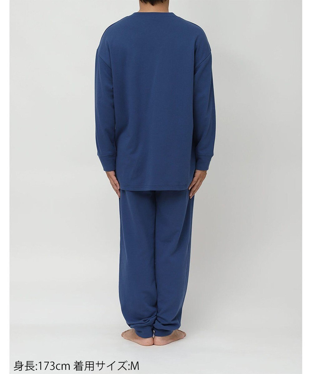 WACOAL ワコール_リラックス＆スリープ パジャマ 綿100%(本体) ガーゼ裏毛素材 長袖 長ズボン PEANUTS スヌーピー メンズ FGX560 /ワコール 