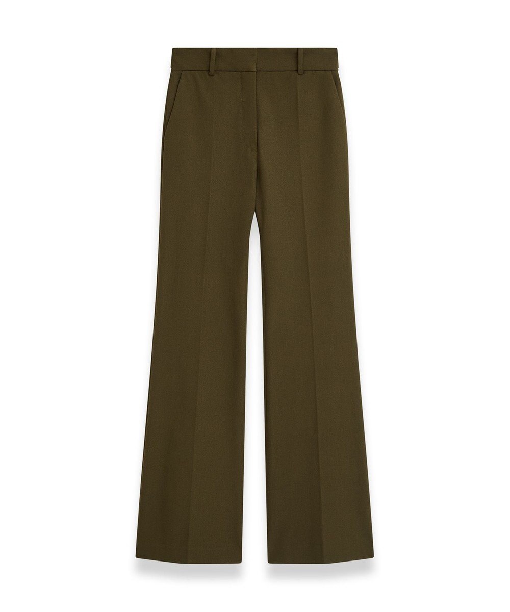 JOSEPH ギャバジンストレッチ　フィットフレアートラウザーズ 