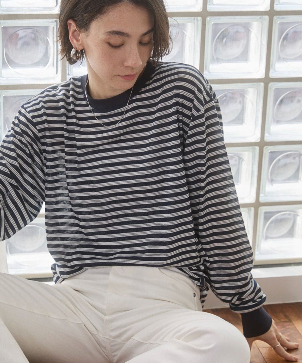 WEGO 【ANGIE VINTAGE】シアースラブボーダーロンＴ 