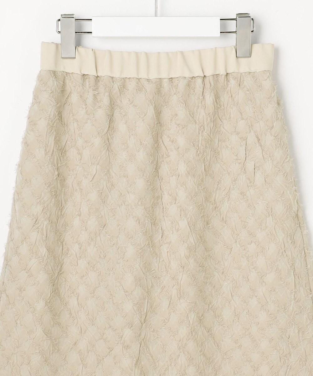 自由区 【セットアップ対応】ワッシャーカットジャカード スカート 