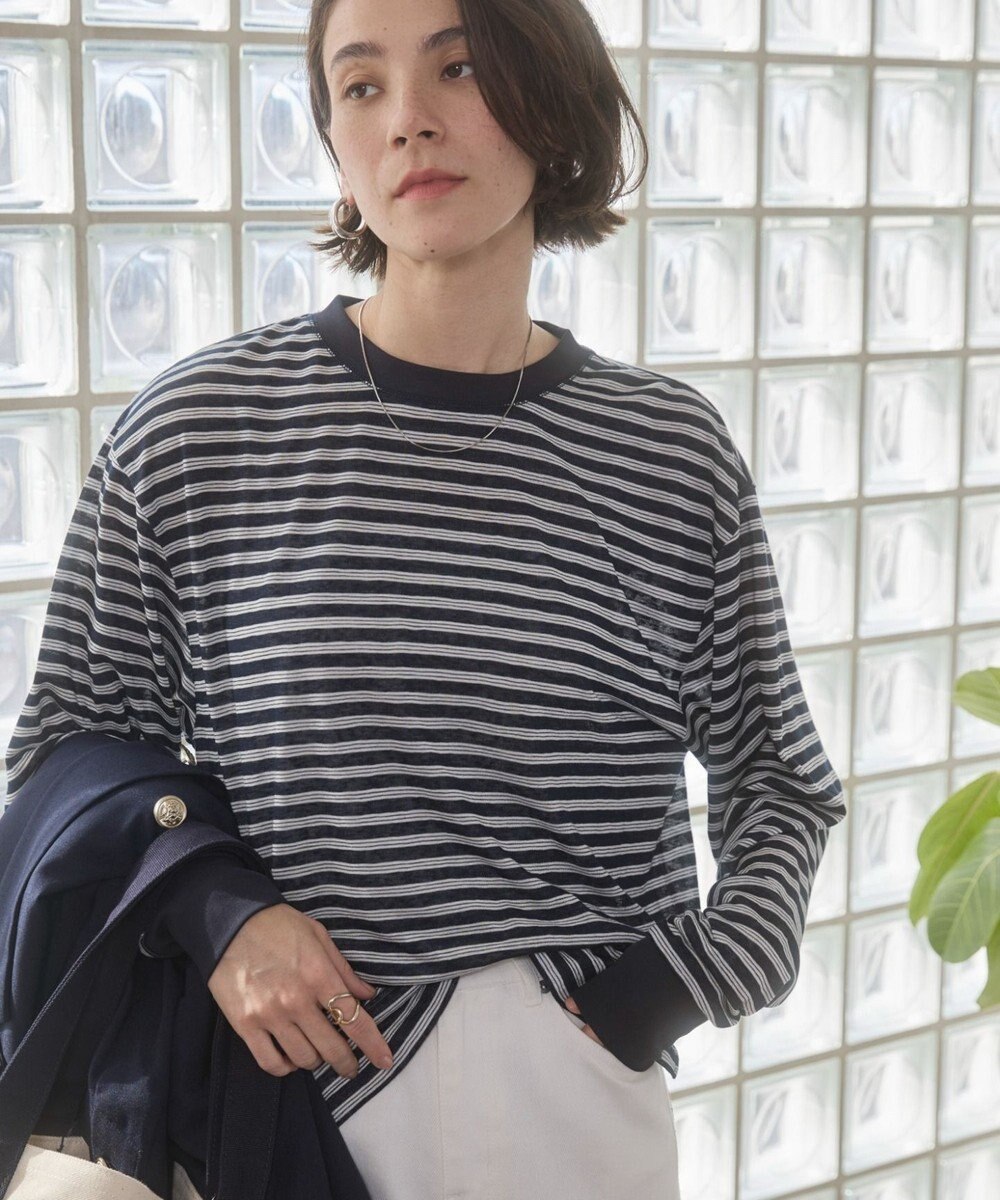 WEGO 【ANGIE VINTAGE】シアースラブボーダーロンＴ 