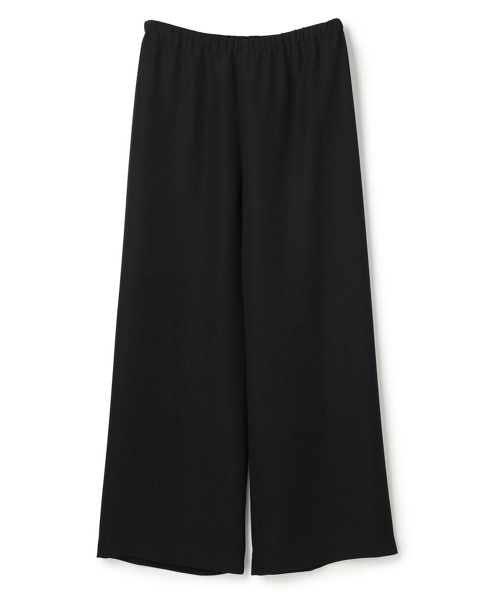 UNFILO 【ウエストゴム/セレモニー】ドライダブルクロス イージー ワイドパンツ 