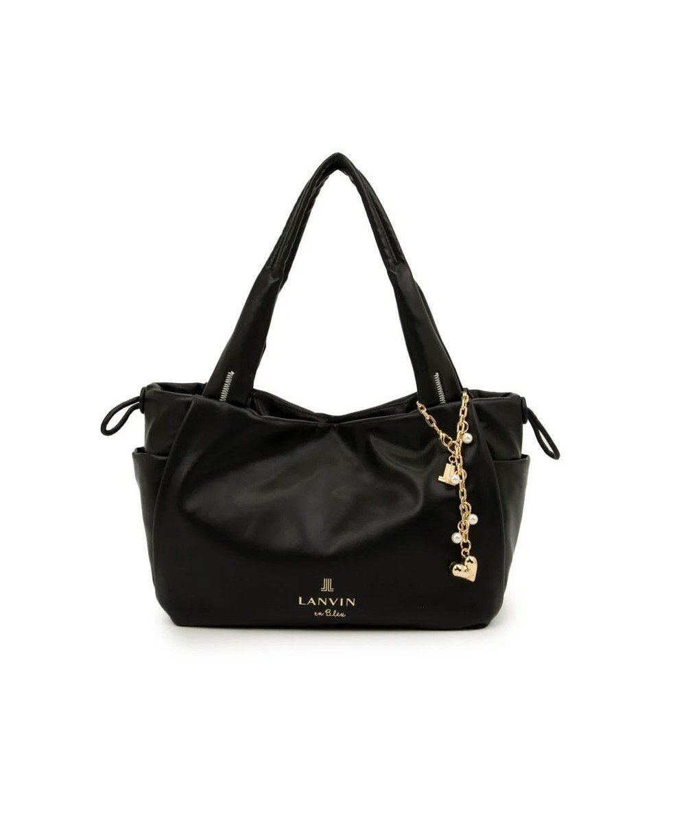 LANVIN en Bleu スフレ ハンドバッグ 