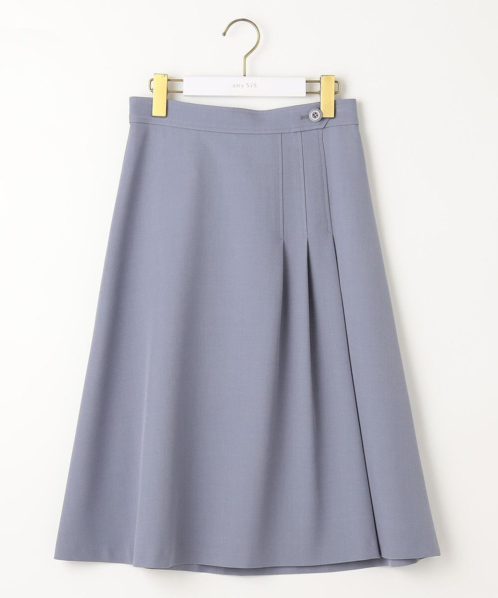 ANY SIS L 【洗える】サイドタック スカート 