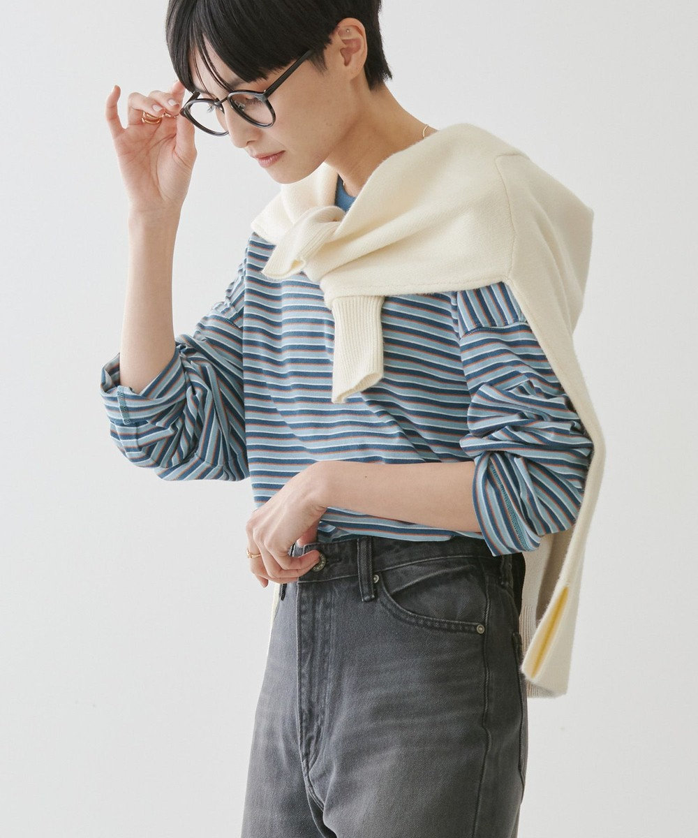 AMERICAN HOLIC マルチボーダーカットプルオーバー 