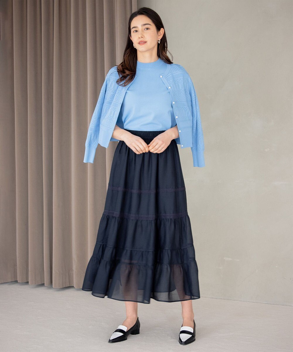 組曲 【洗える】レーシーボイル スカート 