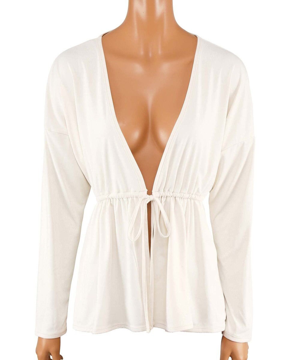 San-ai Resort（三愛水着楽園） 【UPF50＋】水陸両用羽織り　M【Coral veil（コーラルヴェール）】 