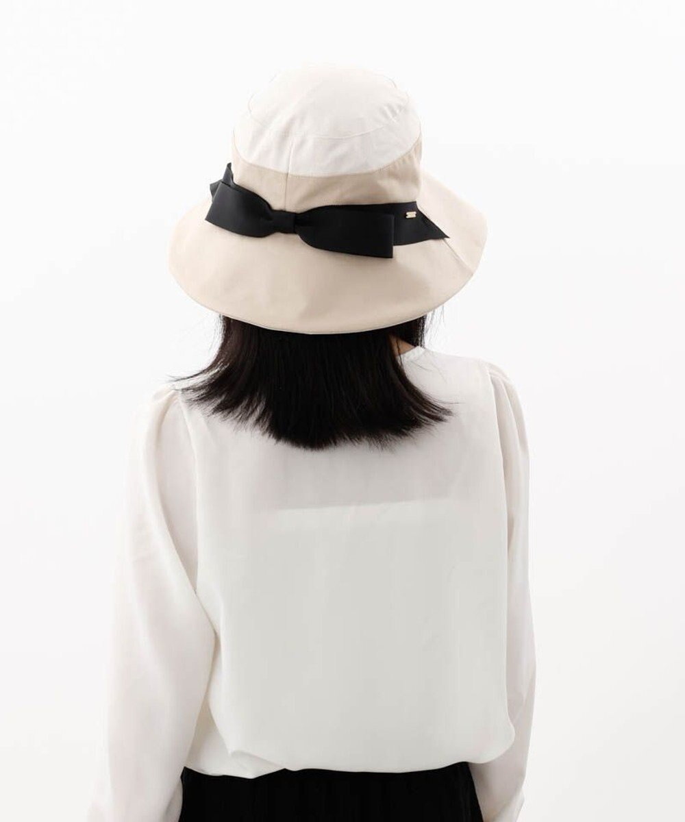 AURORA 【 Beaurance （ビューランス）】バイカラーリボンバケットハット 