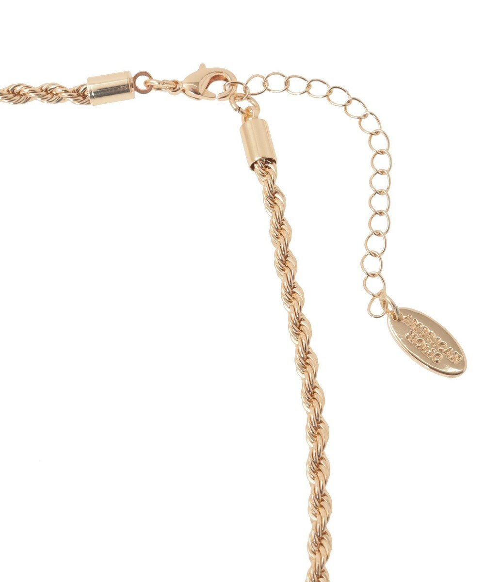 AMERICAN HOLIC ツイストチェーンネックレス 