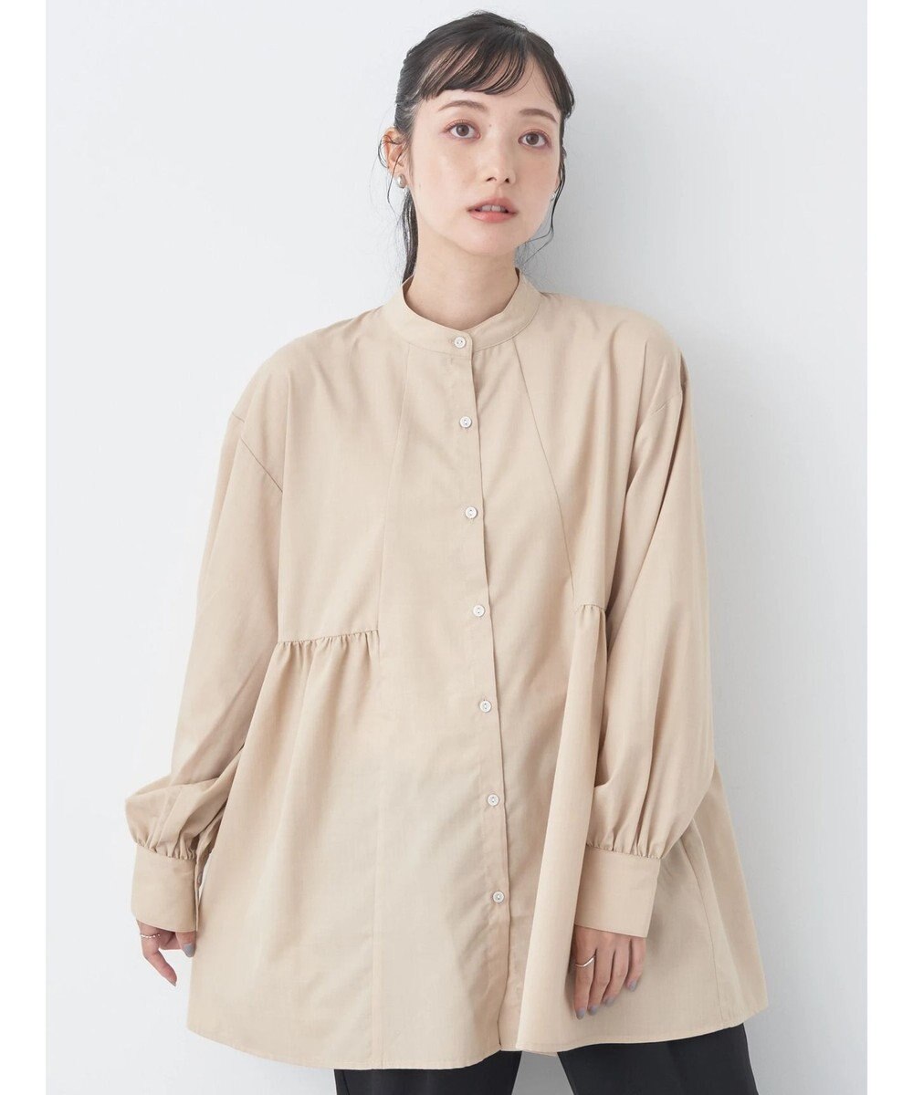 earth music&ecology サイドティアードチュニック 