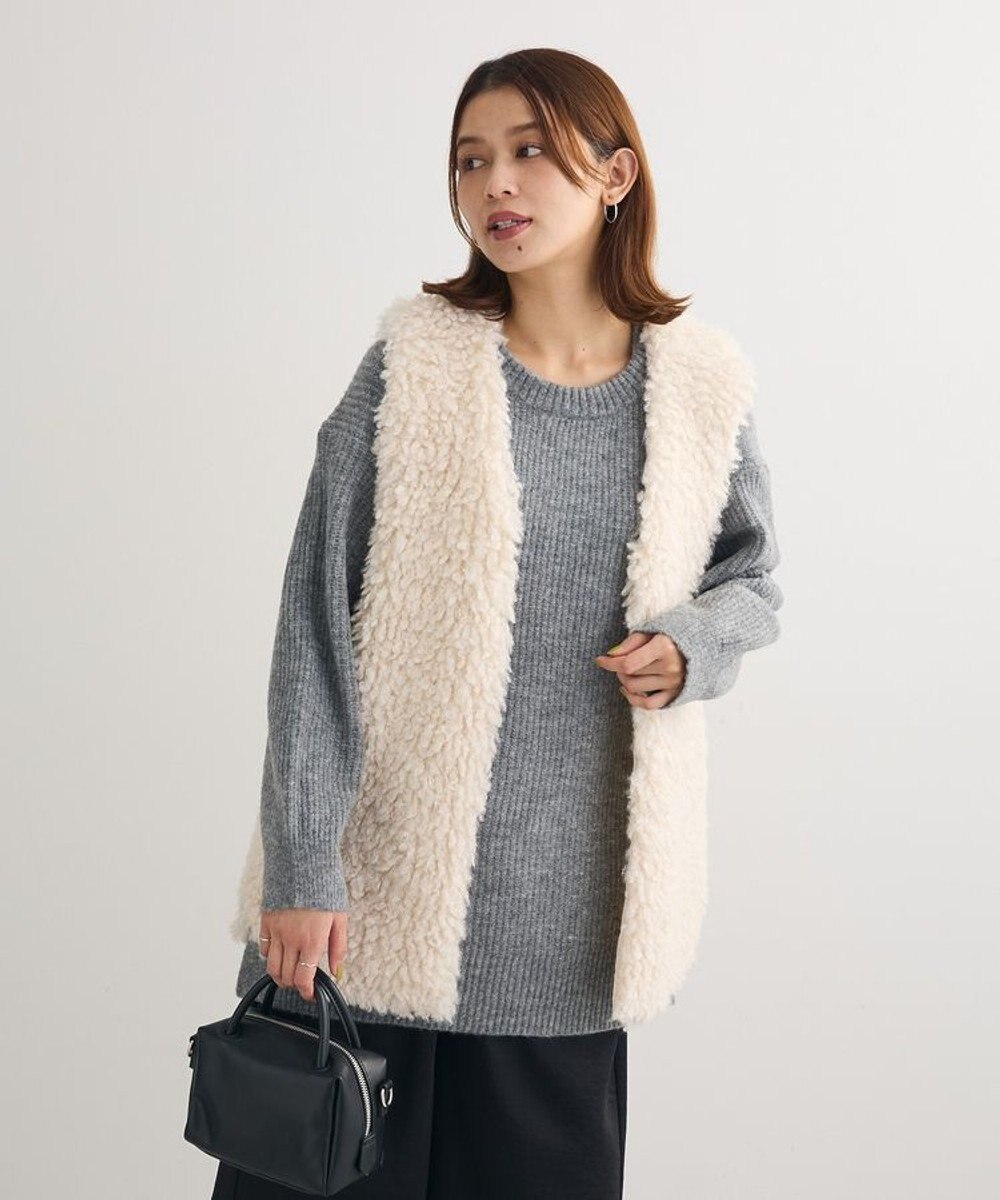 Green Parks シープライクファーベスト 