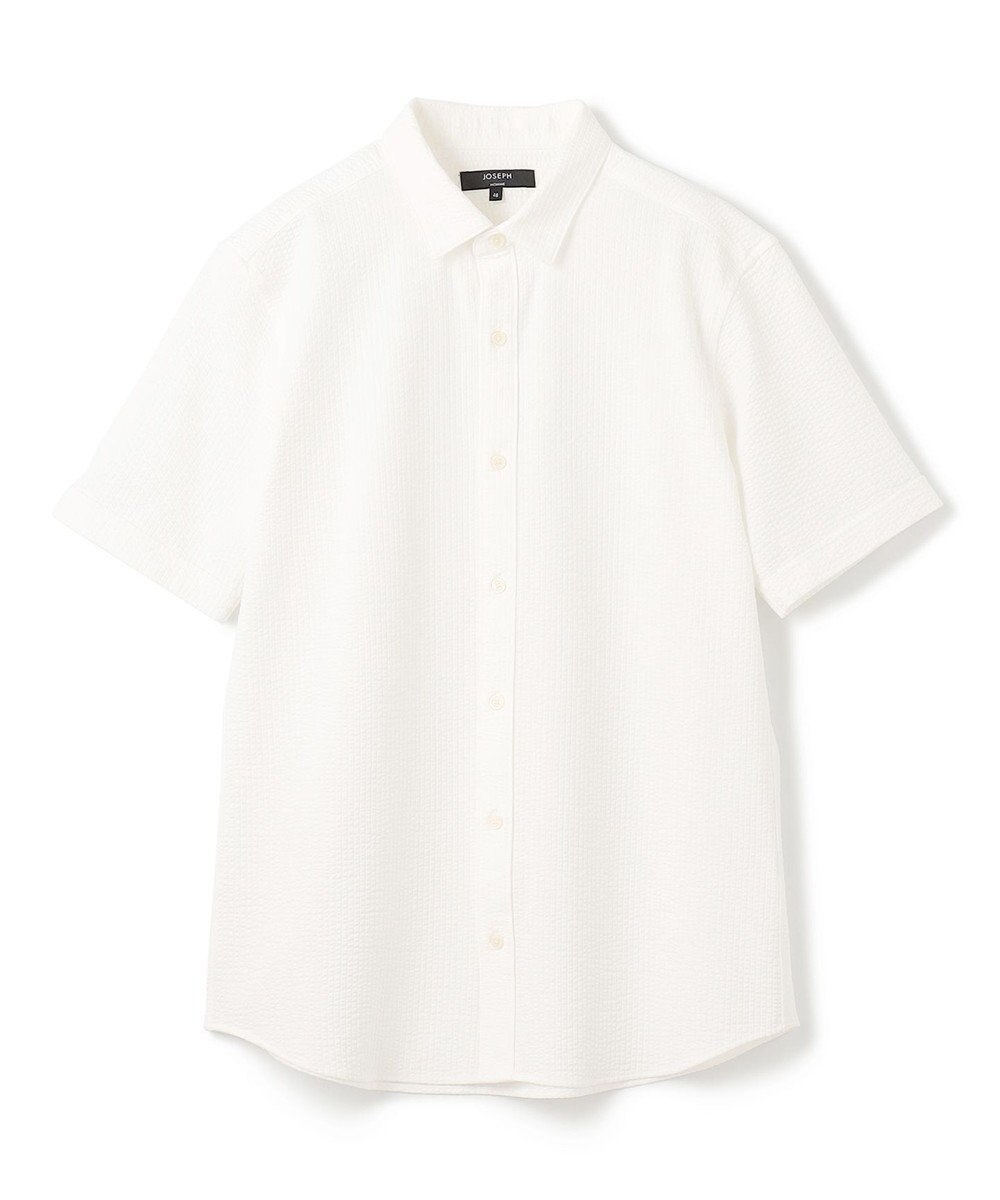 JOSEPH HOMME 【WEB・一部店舗限定】 ドライサッカーストレッチ　半袖レギュラーカラーシャツ 