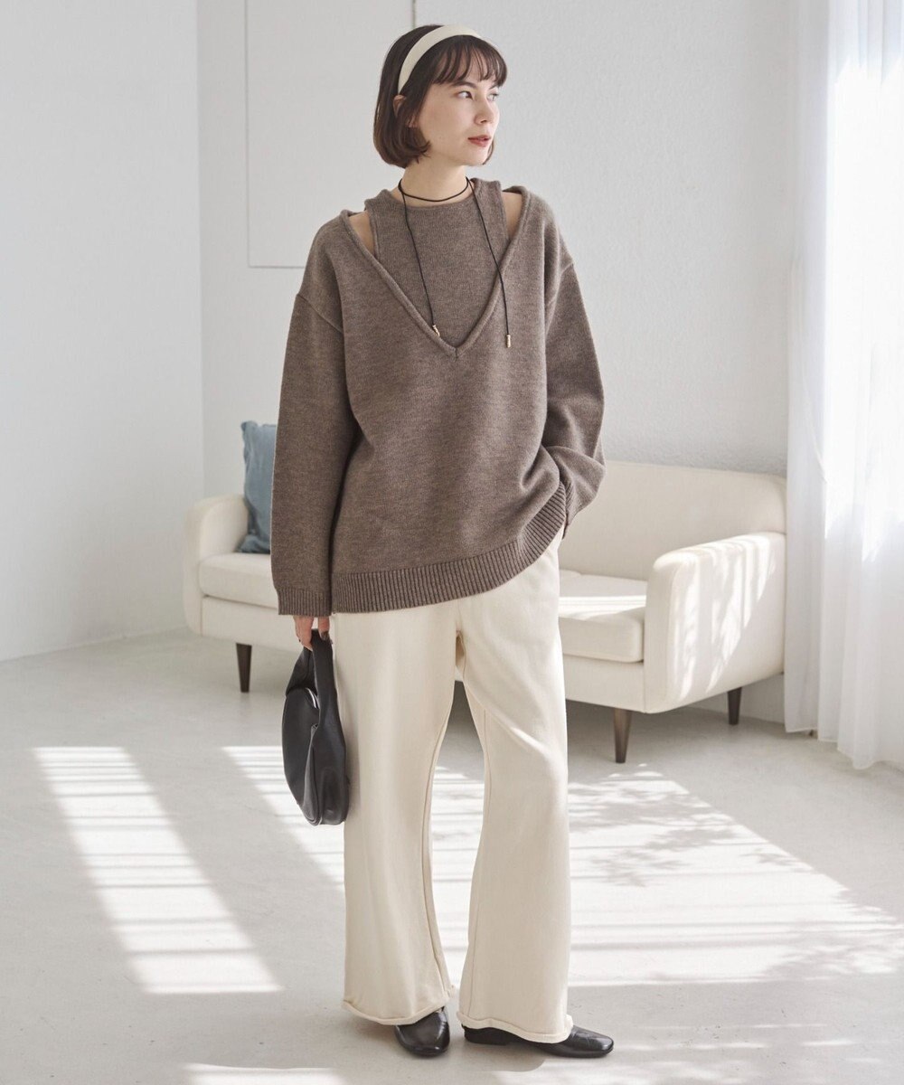 WEGO 【ANGIE VINTAGE/セットアップ対応】ワイドスウェットパンツ 