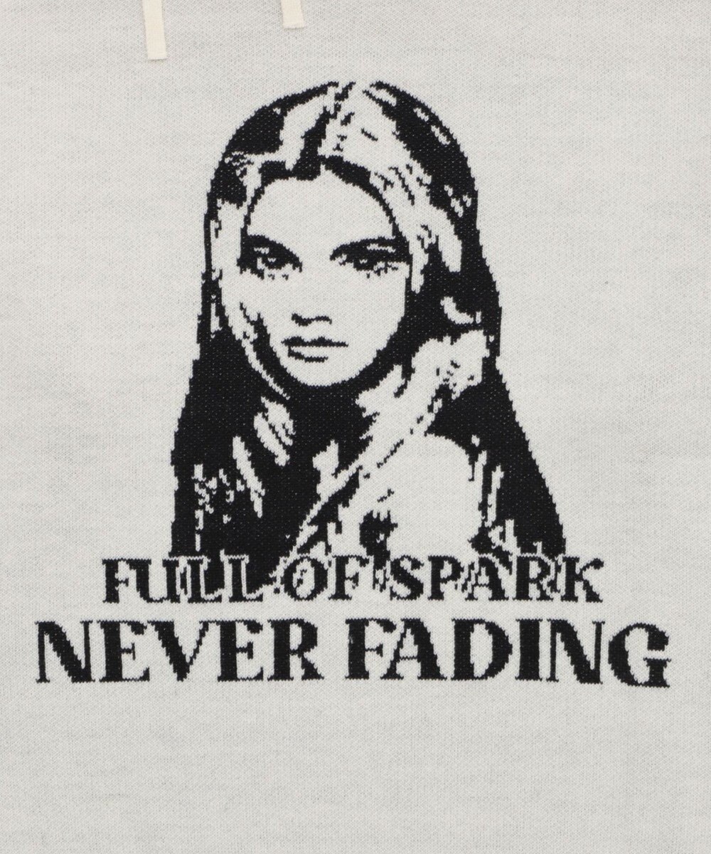 WEGO 【2025年秋冬新作】2WAYグラフィックワンショルBIGニット 