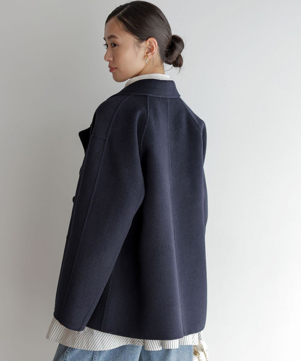 組曲 S ダブルブレストリバー コート 