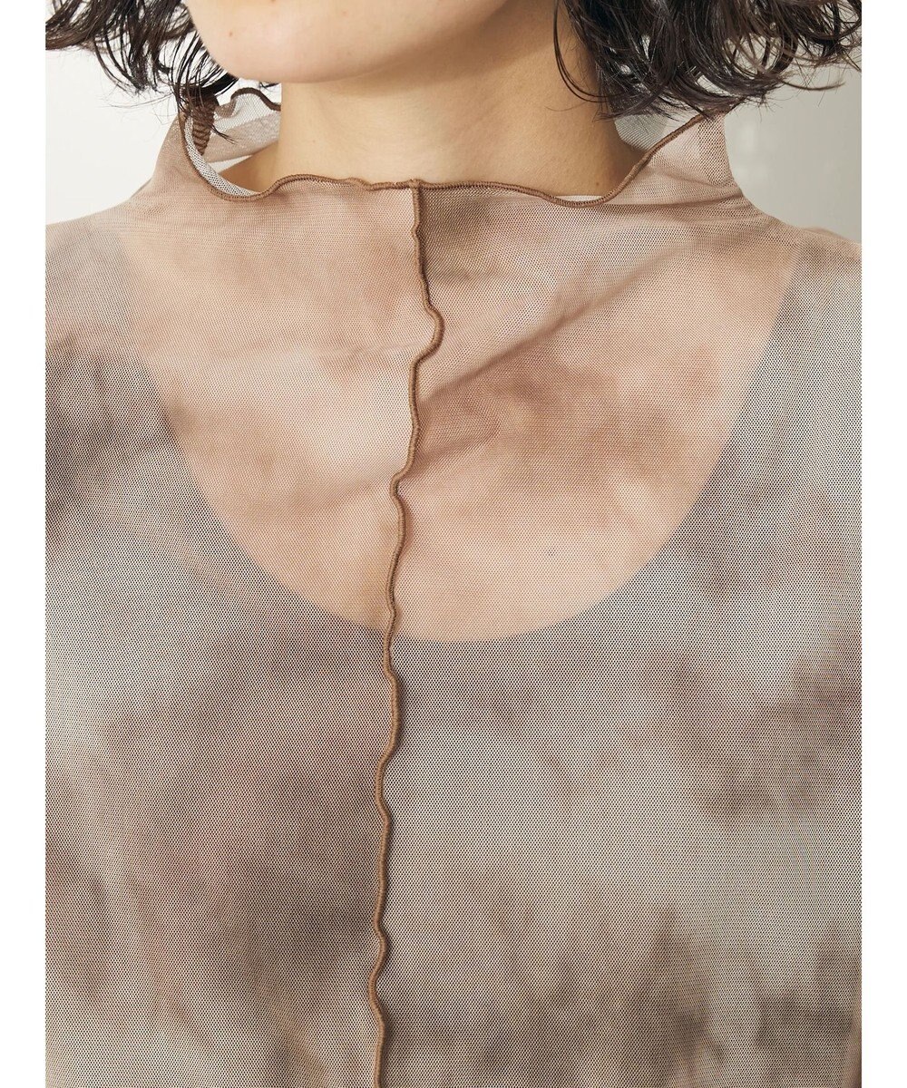 CRAFT STANDARD BOUTIQUE タイダイメッシュボトルネックインナー 