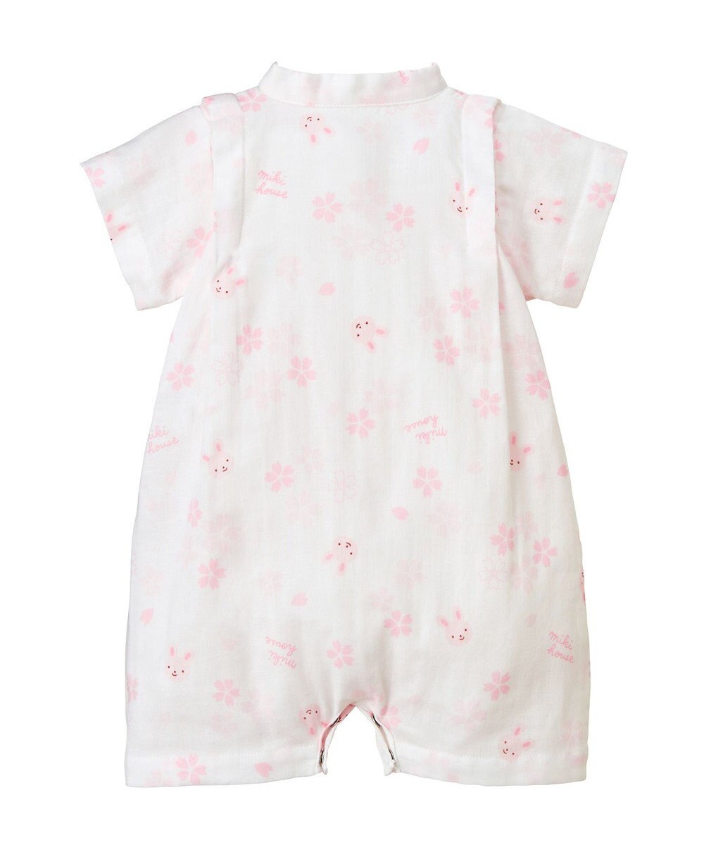 MIKI HOUSE HOT BISCUITS 【ミキハウス】【50-80cm】甚平オール 