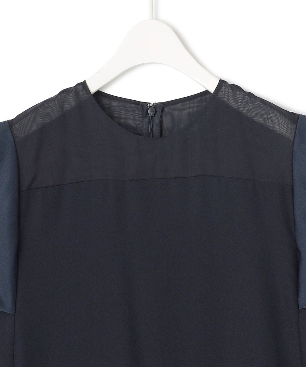 ICB L 【UVケア・接触冷感・速乾・洗える】 FluidBackSatin デザインワンピース 