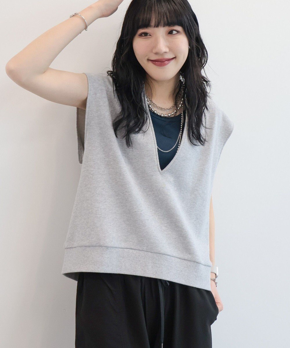 AMERICAN HOLIC 【RUSSELL】裏毛Vネックベスト 