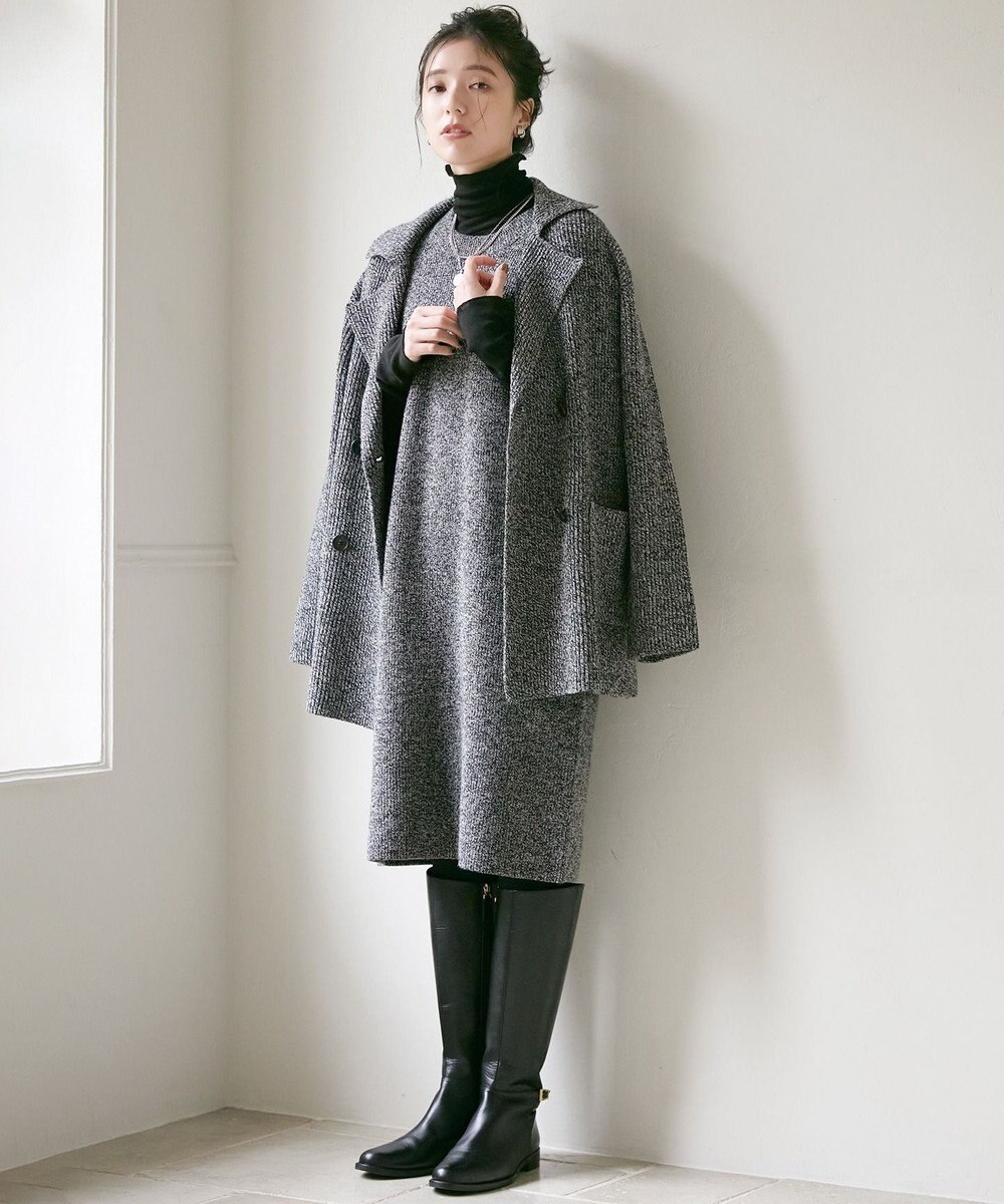 23区 【SLOW/一部店舗限定】新色追加！シアーリブロンTEE タートルネック カットソー 