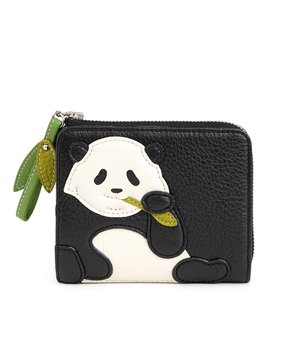 IBIZA アニマーダ　牛革　二つ折り財布（パンダ） 