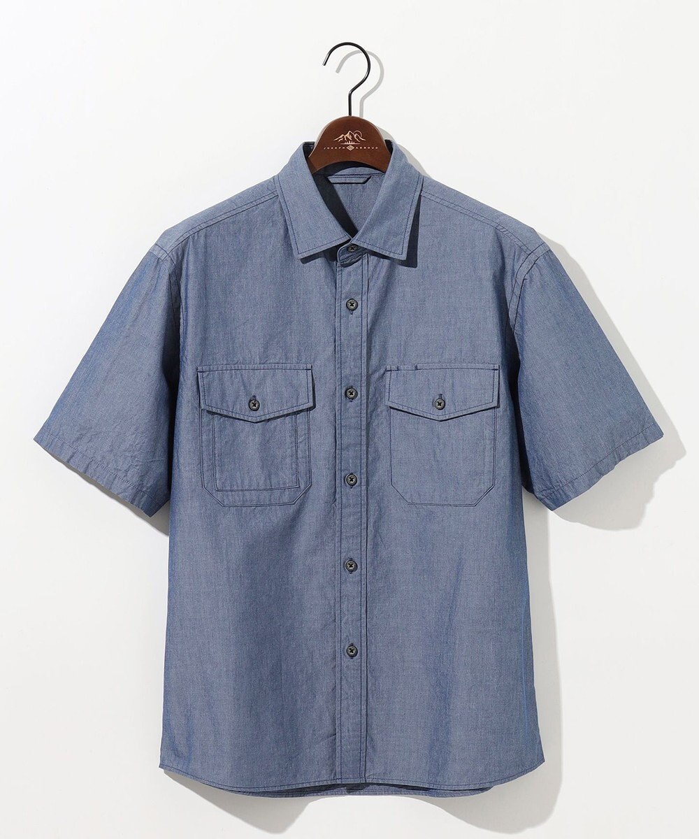 JOSEPH ABBOUD MOUNTAIN 【テーム・ヤルヴィモチーフ】バックデザイン 半袖シャツ 