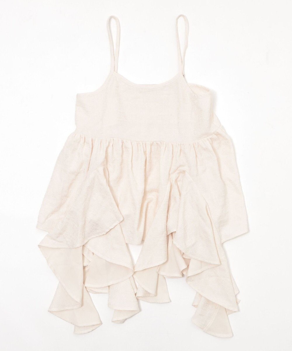 WEGO イレヘムフリルキャミワンピース 