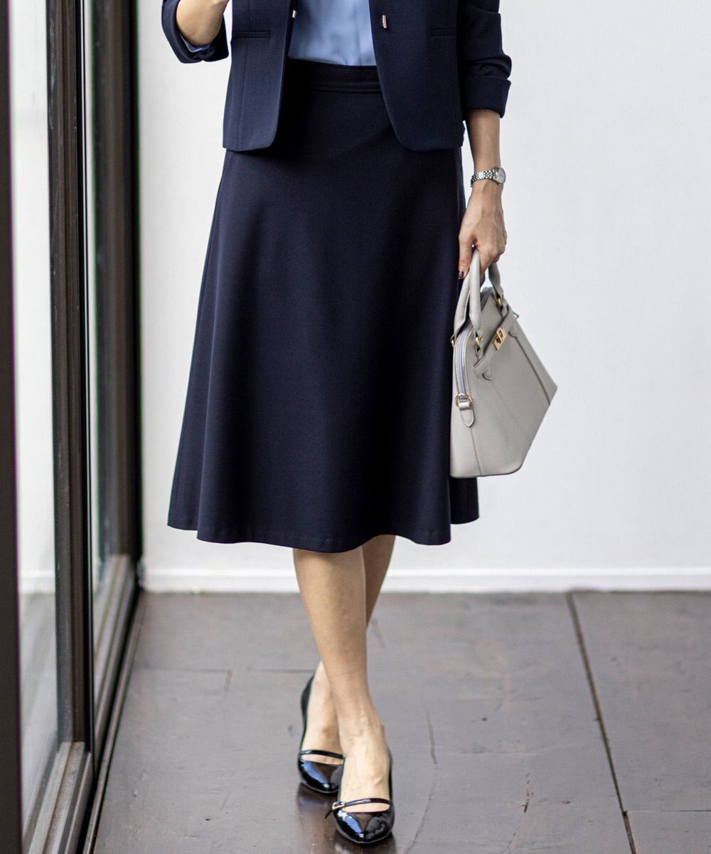 ANY SIS S ビューティサーモ2WAYストレッチ フレアスカート 