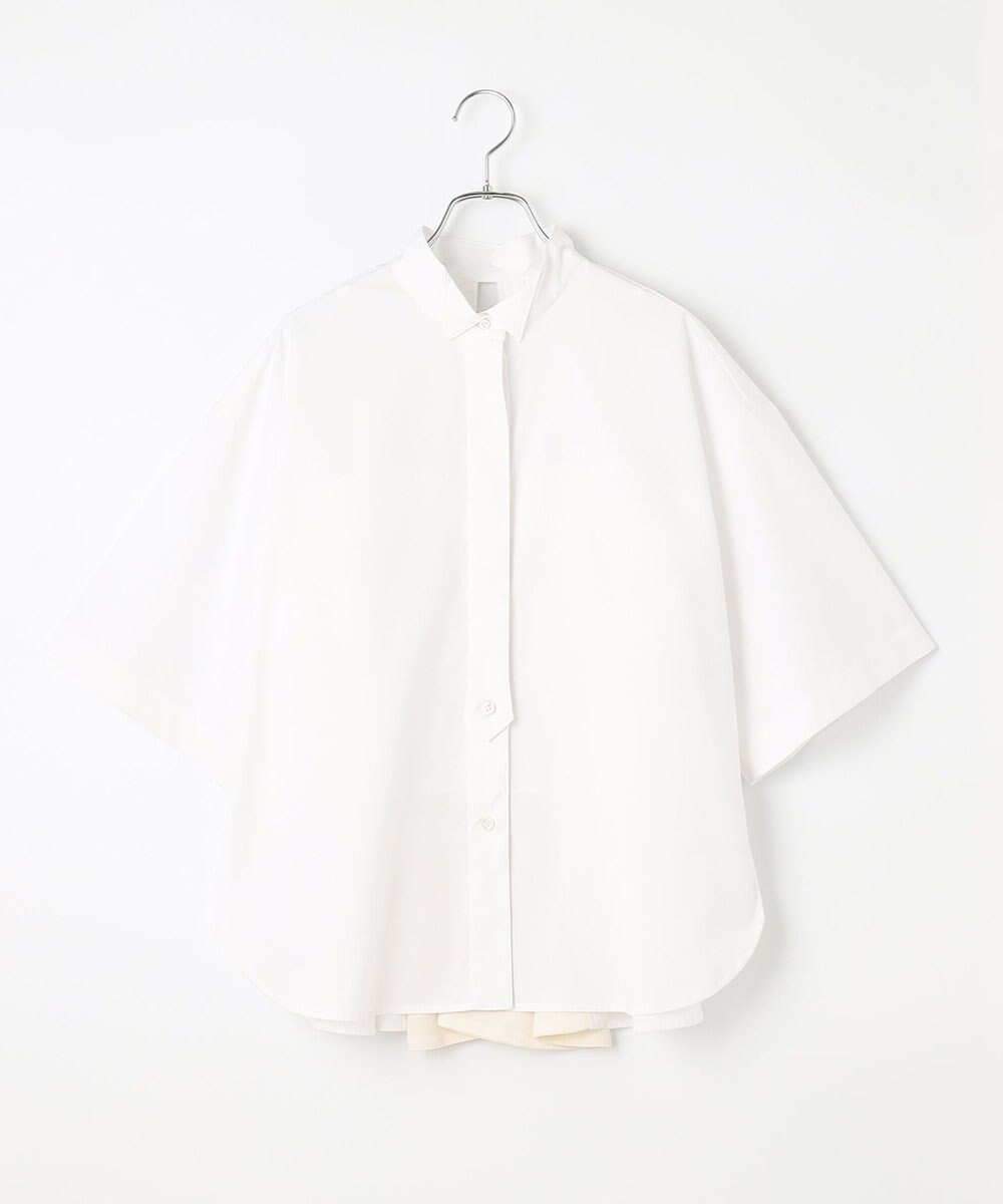 #Newans 【ANSWER for モダンベーシック】バックスリットオーバーシャツ 