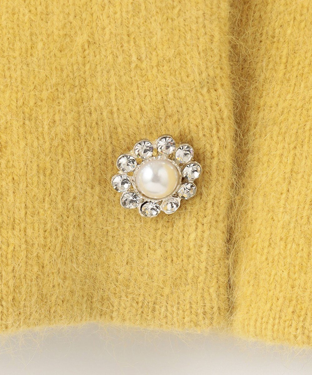 組曲 【手洗い可】フラッフィーファーニットジャケット 