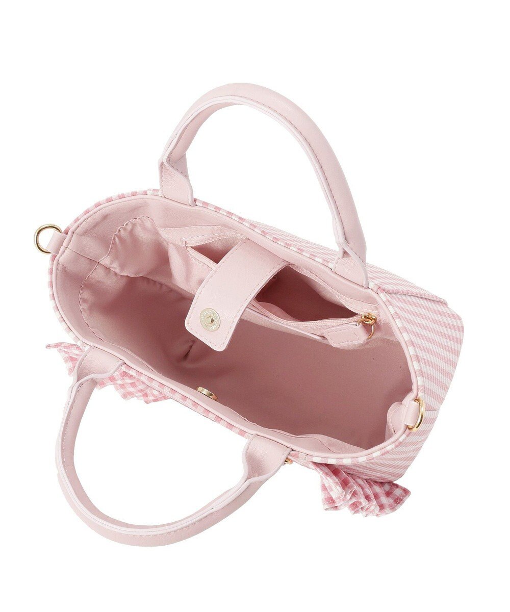 Maison de FLEUR ギンガムフリル2Wayバッグ 