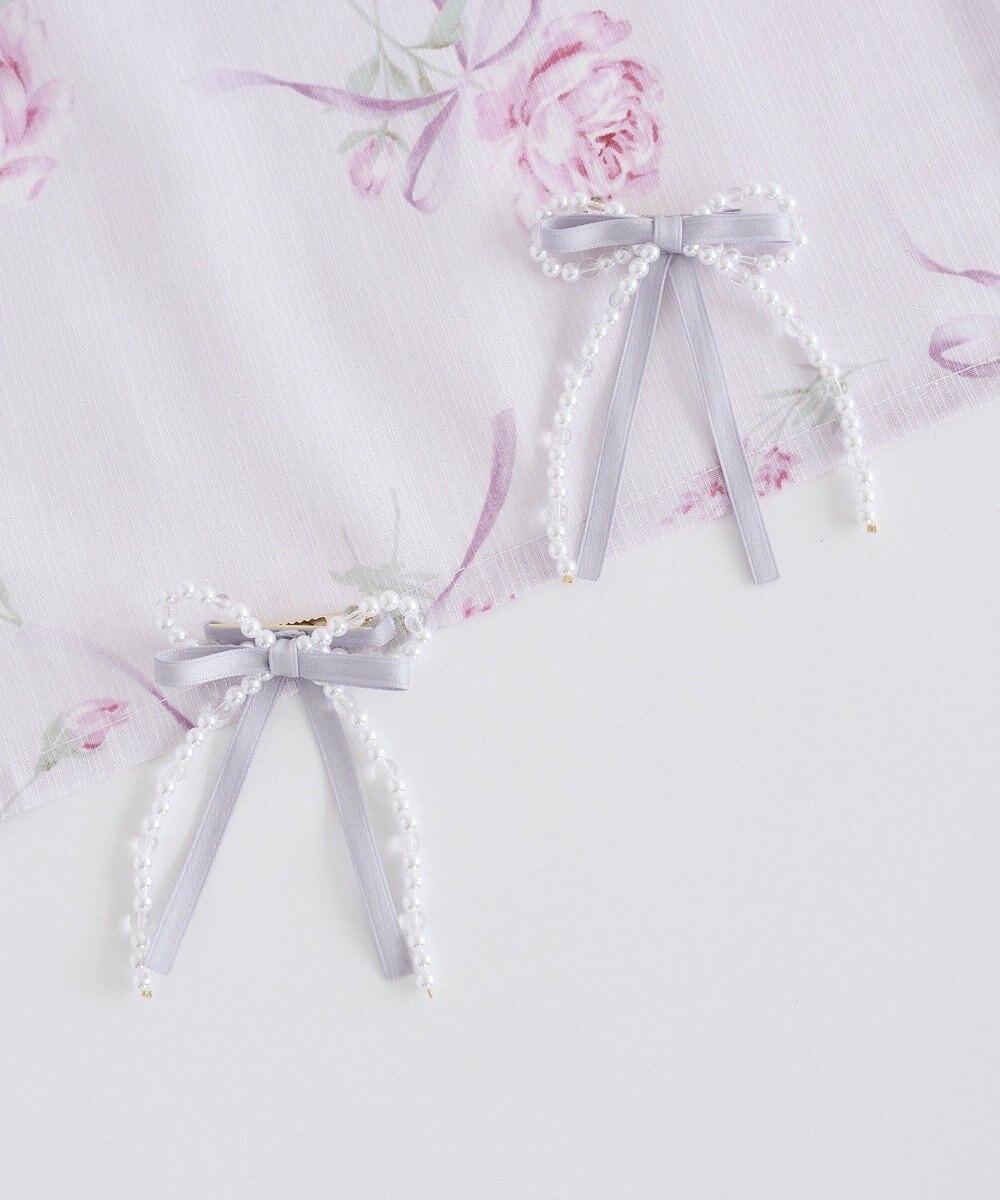 Maison de FLEUR パールリボンクリップＳＥＴ 