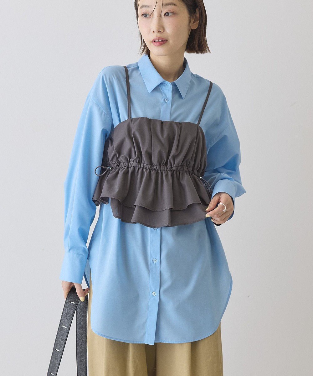 AMERICAN HOLIC 【2点セット・イージーケア】ビスチェ＋シャツ 