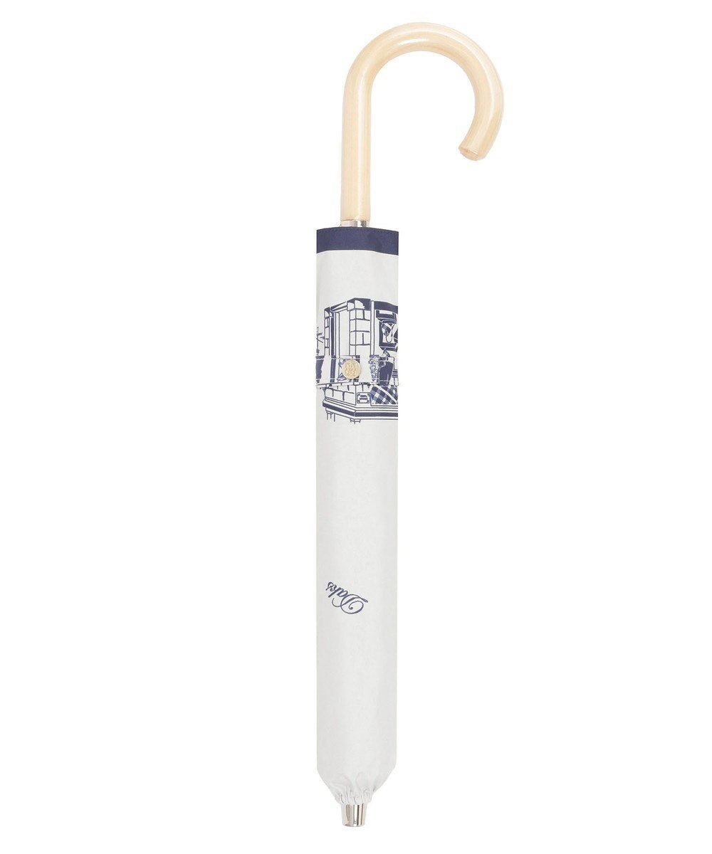 MOONBAT DAKS(ダックス) 晴雨兼用日傘 折りたたみ傘 街並み フワクール生地使用 