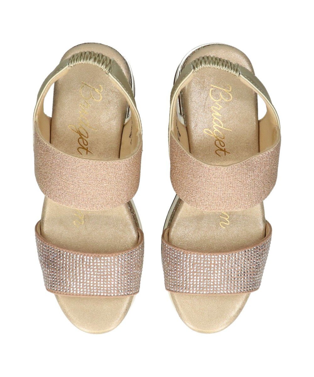 Bridget Birkin 【Bridget Birkin】ビジューグリッタープラットフォームサンダル 