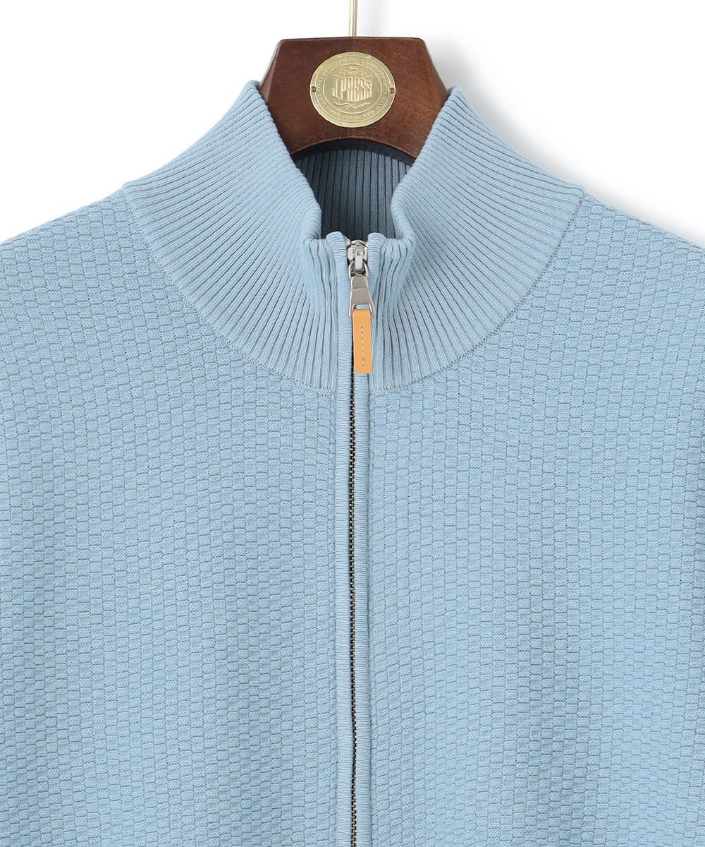 J.PRESS MEN ハイツイストリンクス  フルジップニットカーディガン 