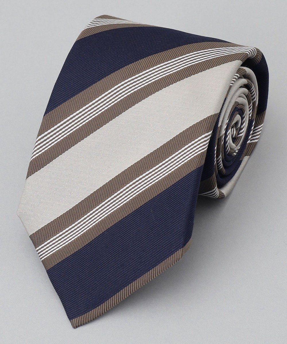 GOTAIRIKU GOTAIRIKU別注【日本製】シルク ネクタイ_ストライプ 