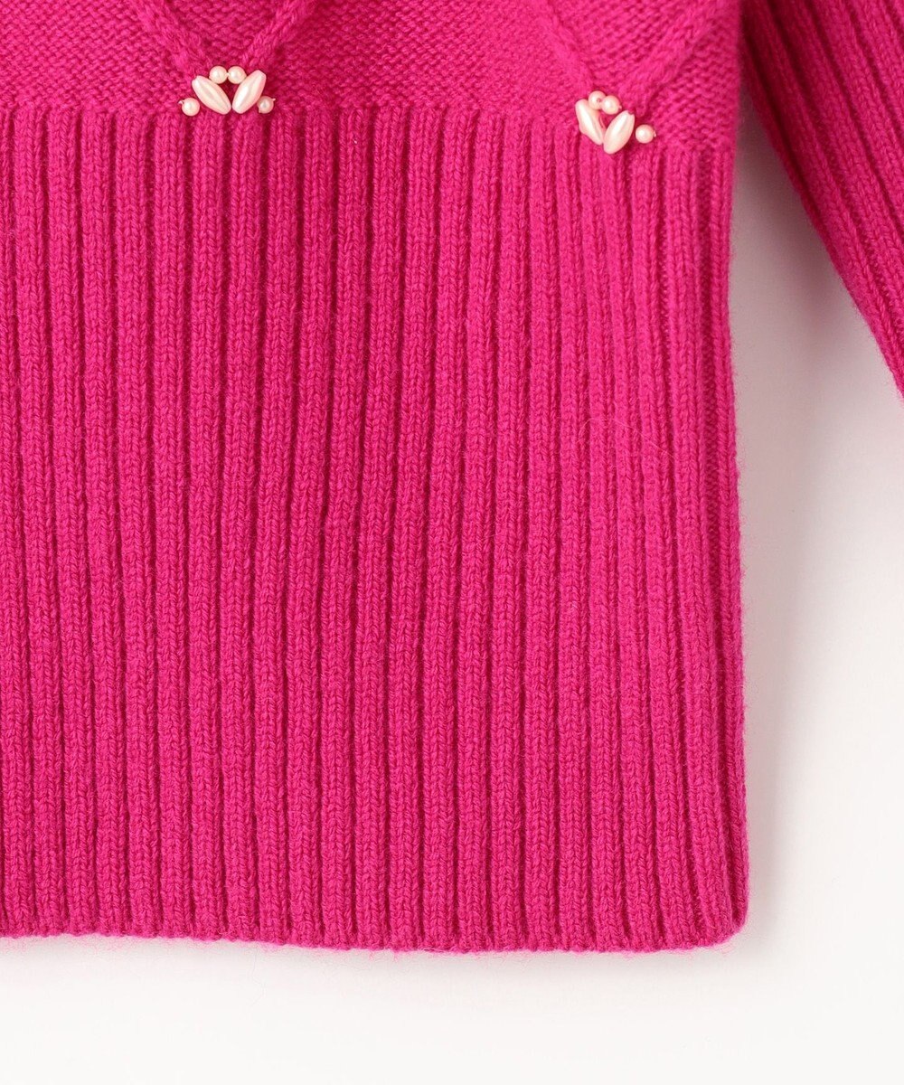 TOCCA 【洗える】PEARL BOUQUET KNIT カーディガン 