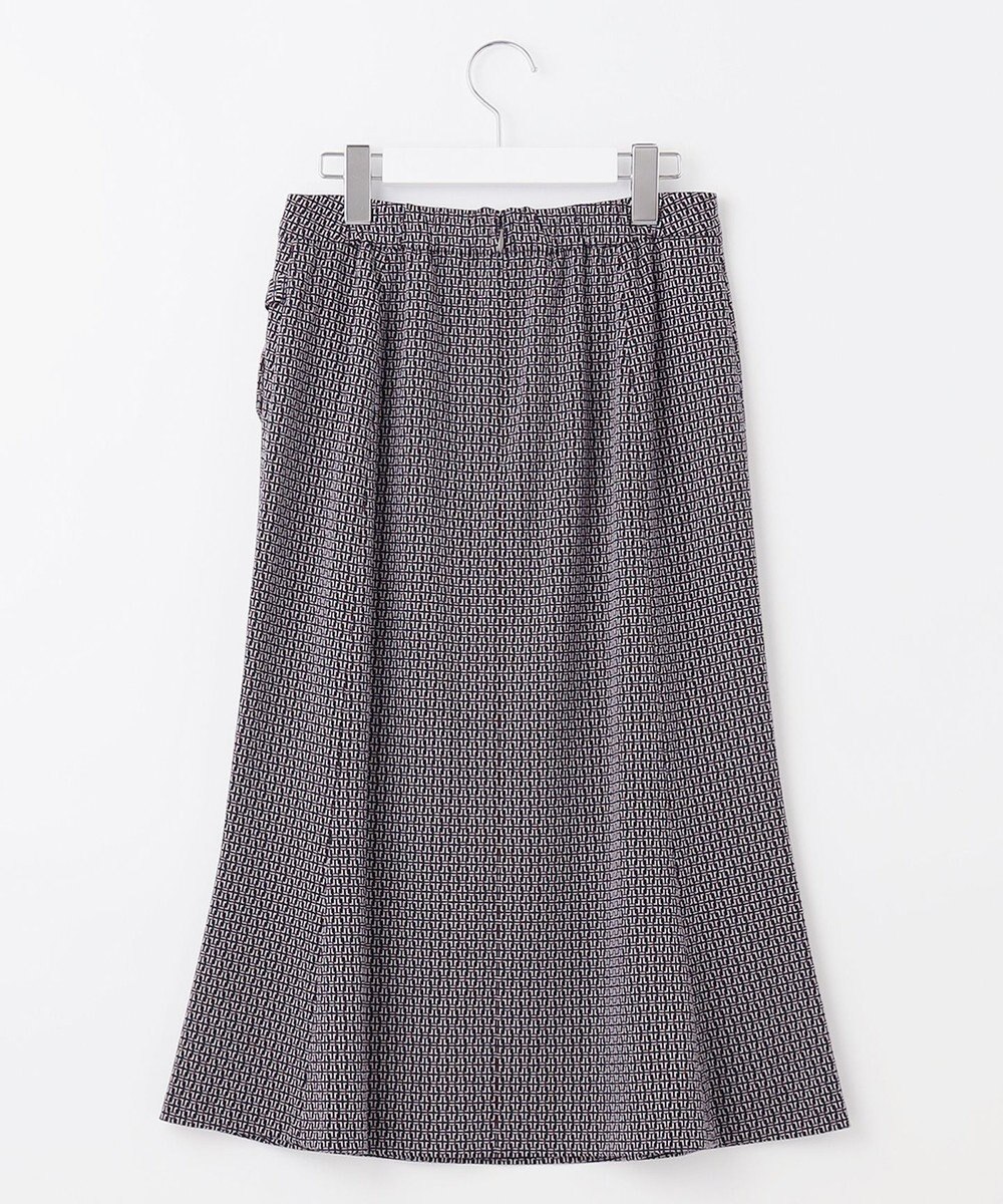 J.PRESS LADIES 【洗える】幾何ジャカード スカート 